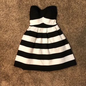 Black and White Cocktail Dress